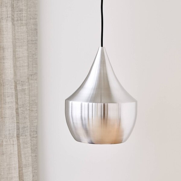 Tom Dixon Lampada a sospensione Beat, dimmerabile, Alluminio / Grigio / Zincato, Soggiorno / Sala da pranzo, Alluminio, Design, Lampada a sospensione