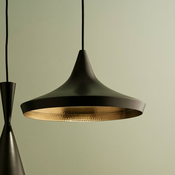Tom Dixon Lampada a sospensione Beat, dimmerabile, Nero, Soggiorno / Sala da pranzo, Ottone, Design, Lampada a sospensione