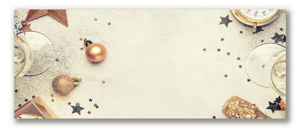 Foto quadro su tela Palline di Natale 100x50 cm