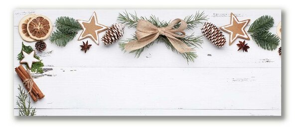 Quadro su tela Pan di zenzero per le vacanze di Natale 100x50 cm
