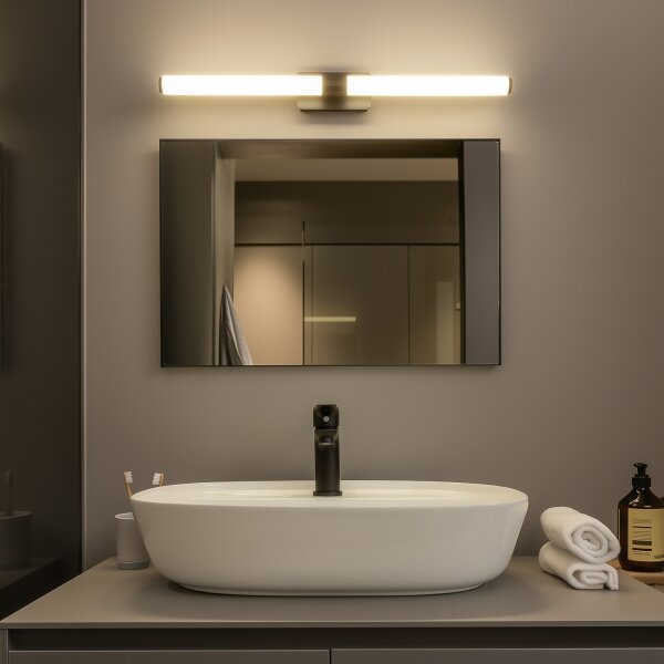 Brilagi - Illuminazione LED per specchio da bagno DIANA LED/10W/230V IP44 nero