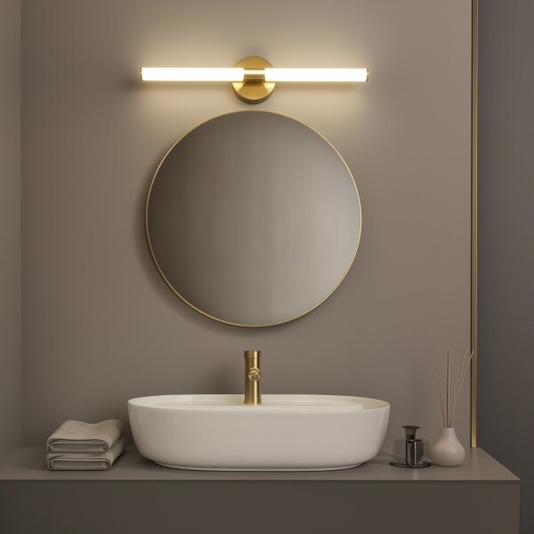 Brilagi - Illuminazione a LED per specchio da bagno LARA LED/10W/230V IP44, finitura oro