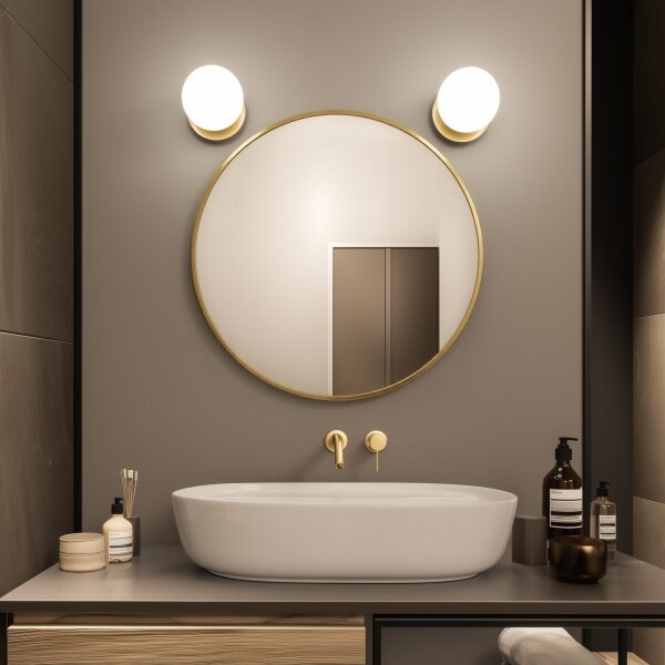 Brilagi - Applique da parete per bagno BALL LED/6W/230V 3000/4000/6500K IP44 dorata