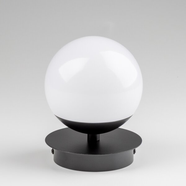 Brilagi - Applique da bagno LED BALL, 6W, 230V, 3000/4000/6500K (temperatura colore selezionabile), IP44, nero