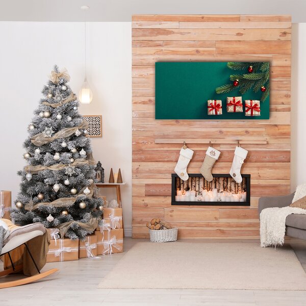 Foto quadro su tela Albero di Natale Natale Regali invernali 100x50 cm
