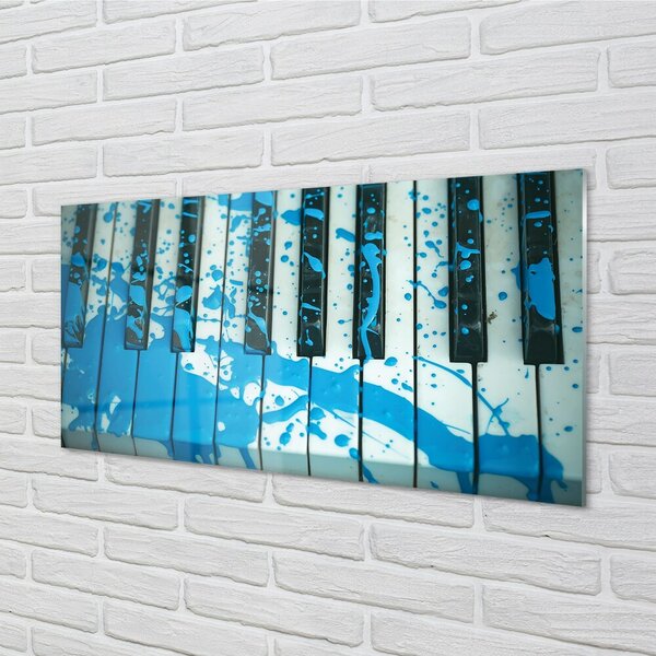 Quadro di vetro Vernice per pianoforte 100x50 cm 2 appendini