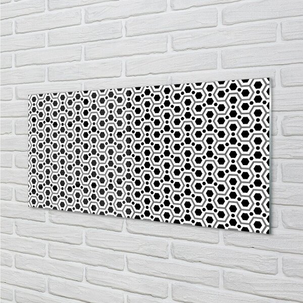 Quadro vetro Esagoni 100x50 cm 2 appendini