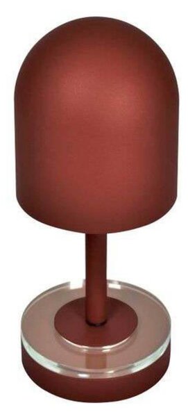 AYTM Lampada a batteria Luceo, marrone, metallo, 24 cm, dimmerabile, IP44 dimmerabile, Marrone / Ruggine, Soggiorno / Sala da pranzo, Metallo, Moderno