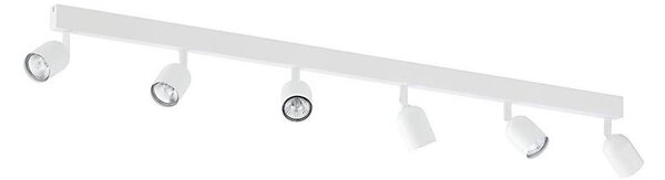 Faretto TOP 6xGU10/10W/230V bianco
