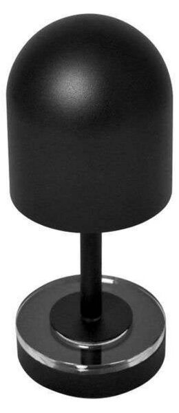 AYTM Lampada a batteria Luceo, nera, metallo, 24 cm, dimmerabile, IP44 dimmerabile, Nero, Soggiorno / Sala da pranzo, Metallo, Moderno