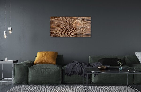 Quadro su vetro Struttura in assi di legno 100x50 cm 2 appendini
