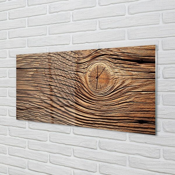 Quadro su vetro Struttura in assi di legno 100x50 cm 2 appendini