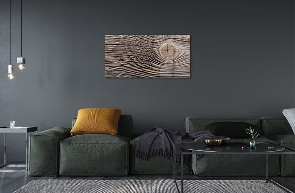 Quadro di vetro Venatura delle tavole di legno 100x50 cm 2 appendini