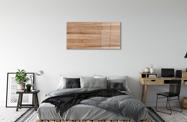 Quadro vetro Struttura in assi di legno 100x50 cm 2 appendini