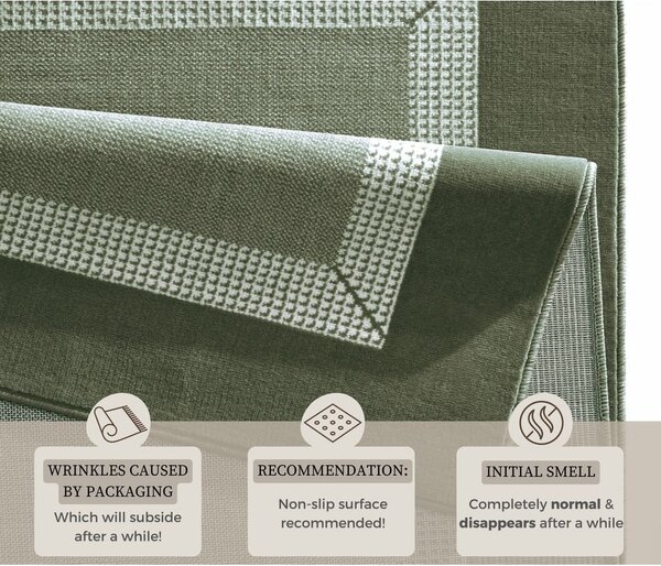 Passatoia verde 80x200 cm Band – Hanse Home
