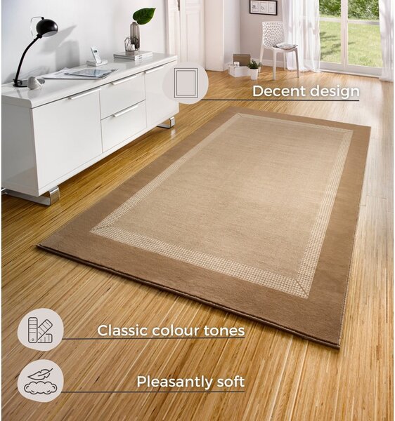 Tappeto marrone e beige , 160 x 230 cm Basic - Hanse Home