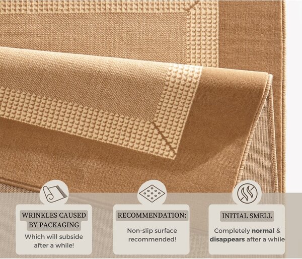 Tappeto marrone e beige , 160 x 230 cm Basic - Hanse Home