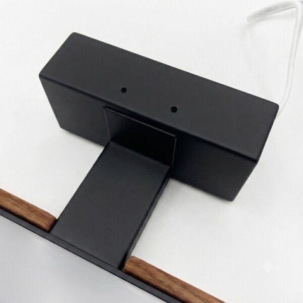 Brilagi-LED Illuminazione per specchio da bagno WOODY MIRROR 3 in 1 LED/15 W/230 V 80 cm IP44 nero/rovere