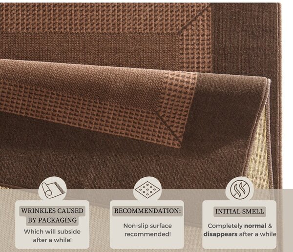 Tappeto marrone , 160 x 230 cm Basic - Hanse Home