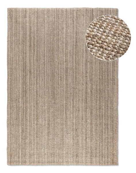Tappeto grigio tortora in iuta 60x90 cm Bouclé – Hanse Home