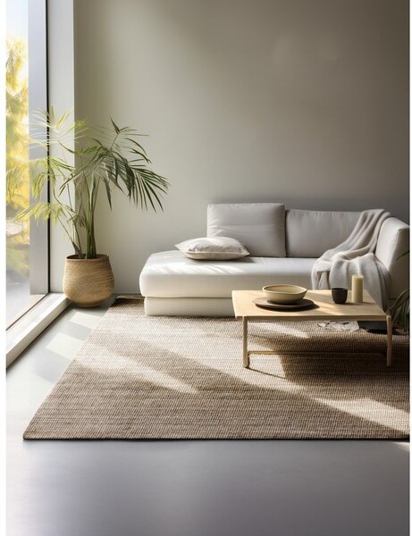 Tappeto grigio tortora in iuta 60x90 cm Bouclé – Hanse Home