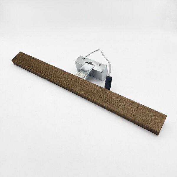 Brilagi - LED Illuminazione per specchio da bagno WOODY MIRROR 3 in 1 LED/12W/230V IP44 cromo/rovere/noce