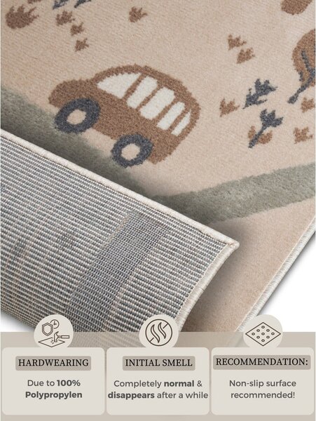 Tappeto per bambini beige 160x235 cm Animal Park - Hanse Home