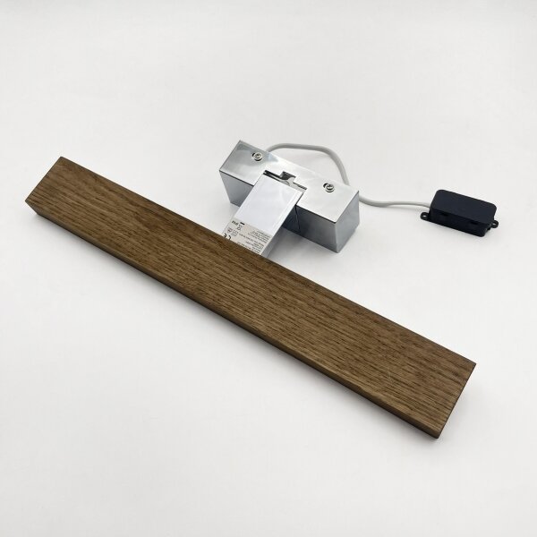 Brilagi-LED Illuminazione per specchio da bagno WOODY MIRROR 3v1 LED/8W/230V IP44 cromo/rovere/noce