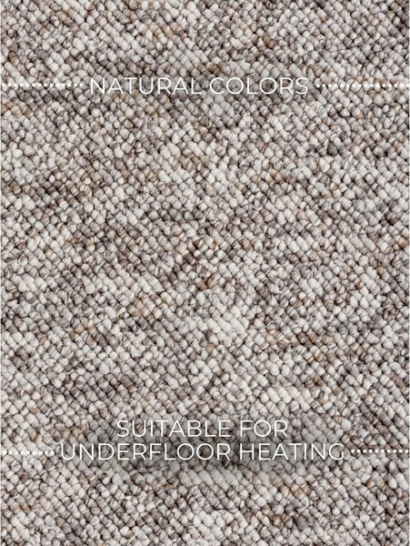 Passatoia grigia lavabile 80x240 cm Rocco Taupe – Elle Decoration