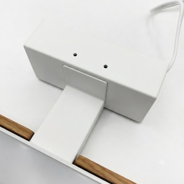 Brilagi - Illuminazione LED 3 in 1 per specchio da bagno WOODY MIRROR LED/12W/230V IP44 bianco/rovere
