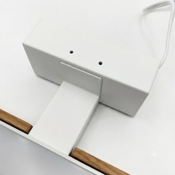 Brilagi - Illuminazione LED per specchio da bagno 3 in 1 WOODY MIRROR LED/15W/230V IP44 bianco/rovere