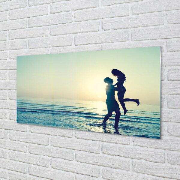 Quadro in vetro Gente di mare 100x50 cm 2 appendini