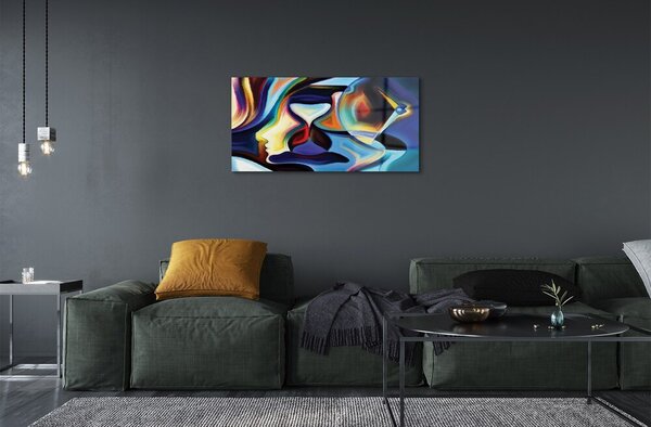 Quadro vetro Colori dell'immagine 100x50 cm 2 appendini