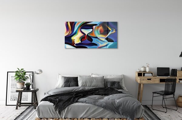 Quadro vetro Colori dell'immagine 100x50 cm 2 appendini