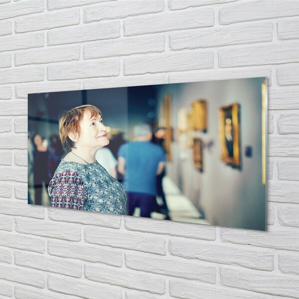 Quadro su vetro Persone 100x50 cm 2 appendini