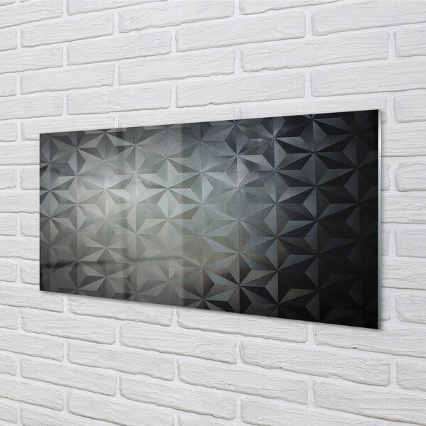 Quadro vetro Coni 3d 100x50 cm 2 appendini