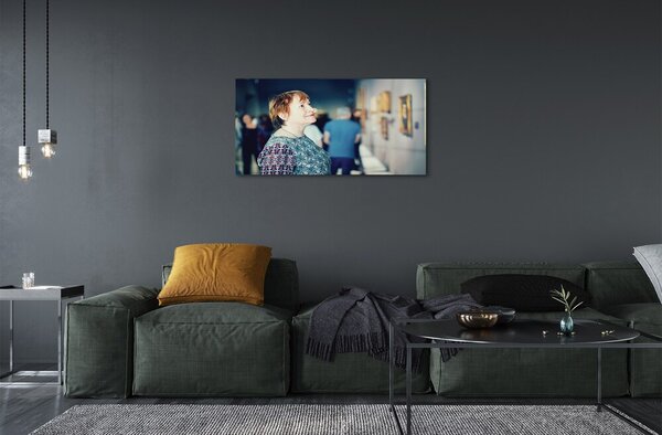 Quadro su vetro Persone 100x50 cm 2 appendini