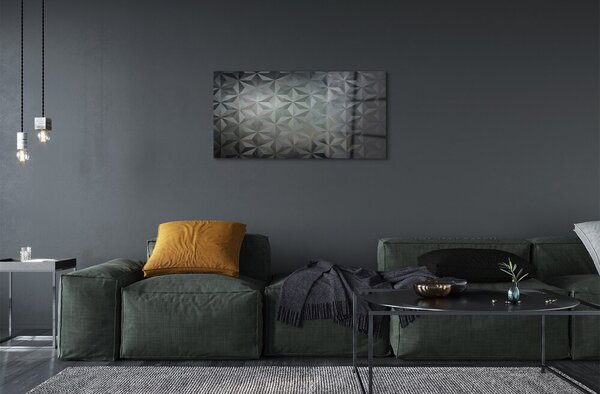 Quadro vetro Coni 3d 100x50 cm 2 appendini