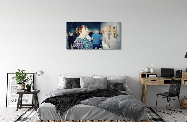 Quadro su vetro Persone 100x50 cm 2 appendini