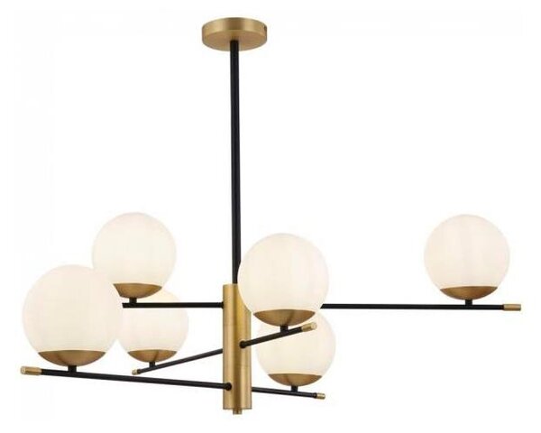 Maytoni MOD048PL-06G - Lampadario a sospensione con supporto rigido NOSTALGIA 6xE14/40W/230V