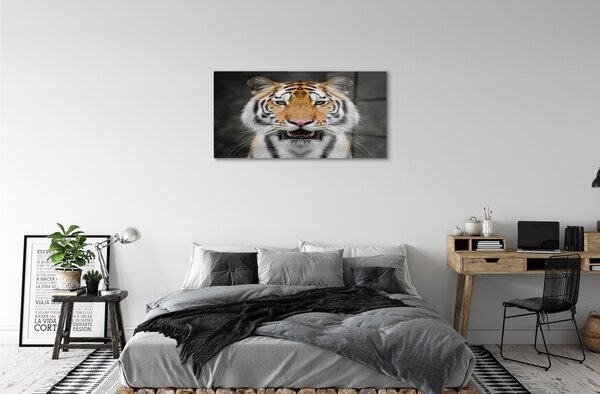 Quadro in vetro Tigre 100x50 cm