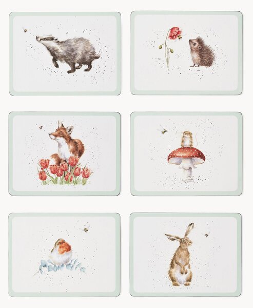 Set di 6 tovagliette americane Bee