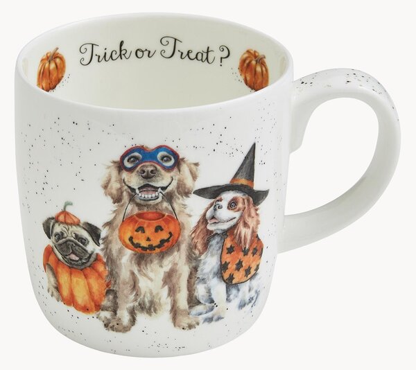 Set di 4 tazze in Fine Bone China Dogs