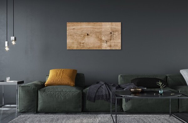 Quadro su vetro Venature del legno delle tavole 100x50 cm 2 appendini