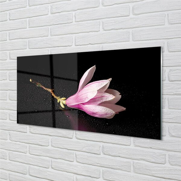 Quadro in vetro Acqua di fiori 100x50 cm 2 appendini