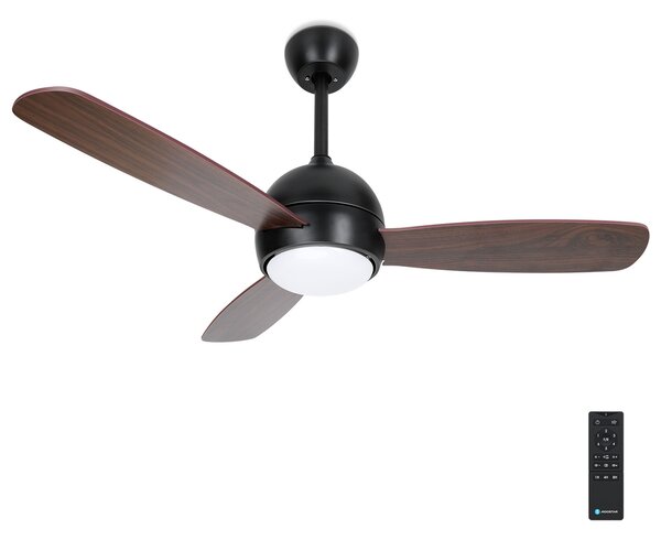 Lampadario Ventilatore da soffitto 3 pale 54W CCT illuminazione Led regolabile con telecomando Aigostar