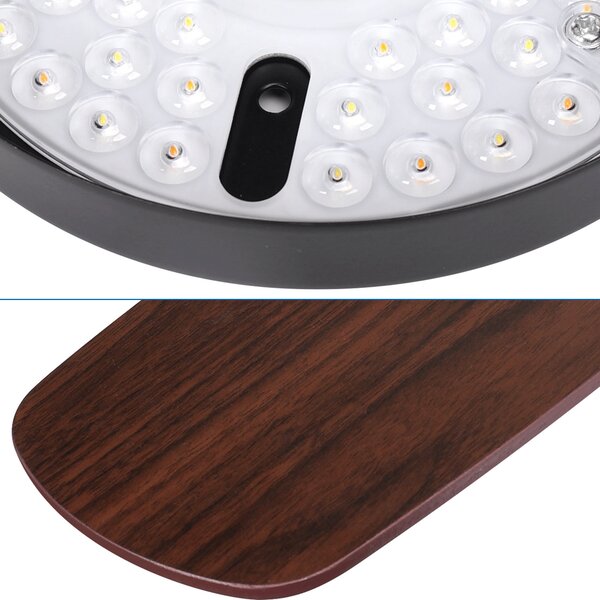 Lampadario Ventilatore da soffitto 3 pale 54W CCT illuminazione Led regolabile con telecomando Aigostar