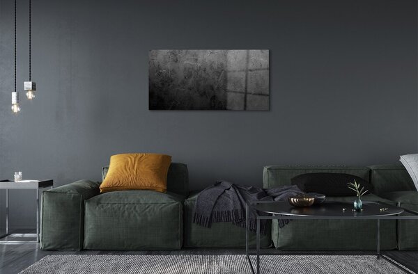 Quadro su vetro Struttura in pietra e cemento 100x50 cm 2 appendini