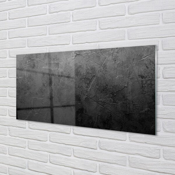 Quadro su vetro Struttura in pietra e cemento 100x50 cm 2 appendini