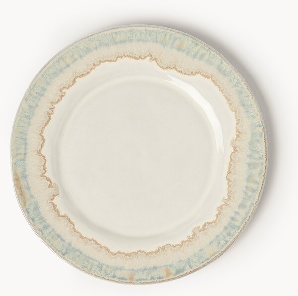 Set di 4 piatti da colazione fatti a mano Myrtille